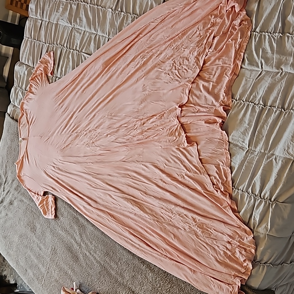 Blush Pink Swing Dress
